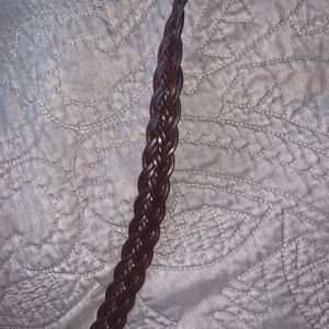 Brown Braided Belt